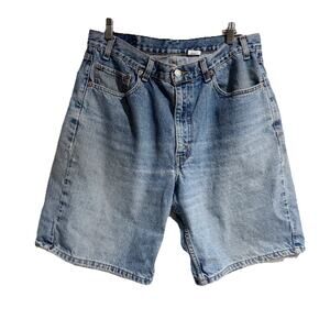 Levi's 505 Shorts Mens Size 36 Relaxed Fit Premium Wight Cotton Denim 5-Pocket
